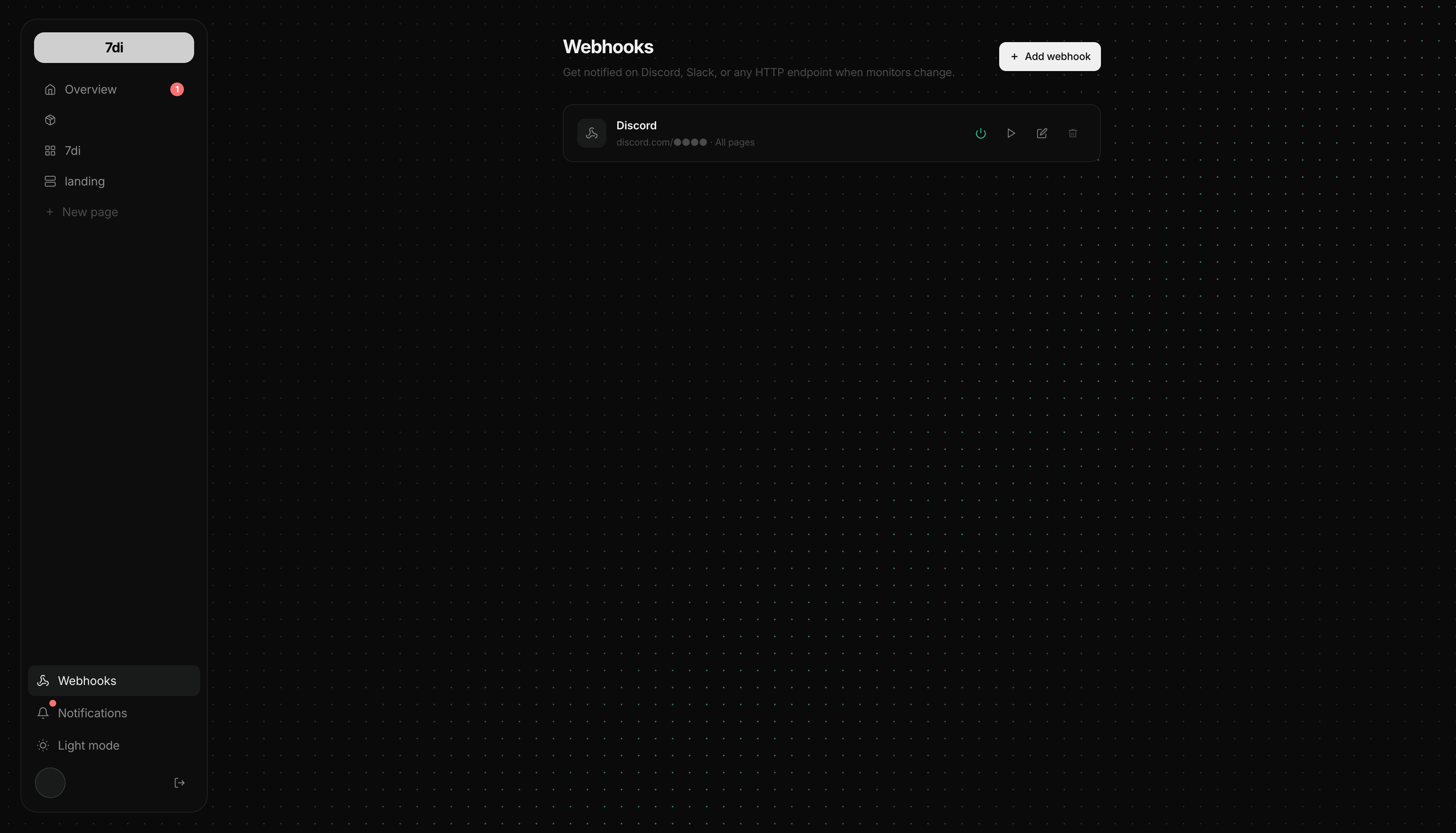 7di dashboard screenshot 1